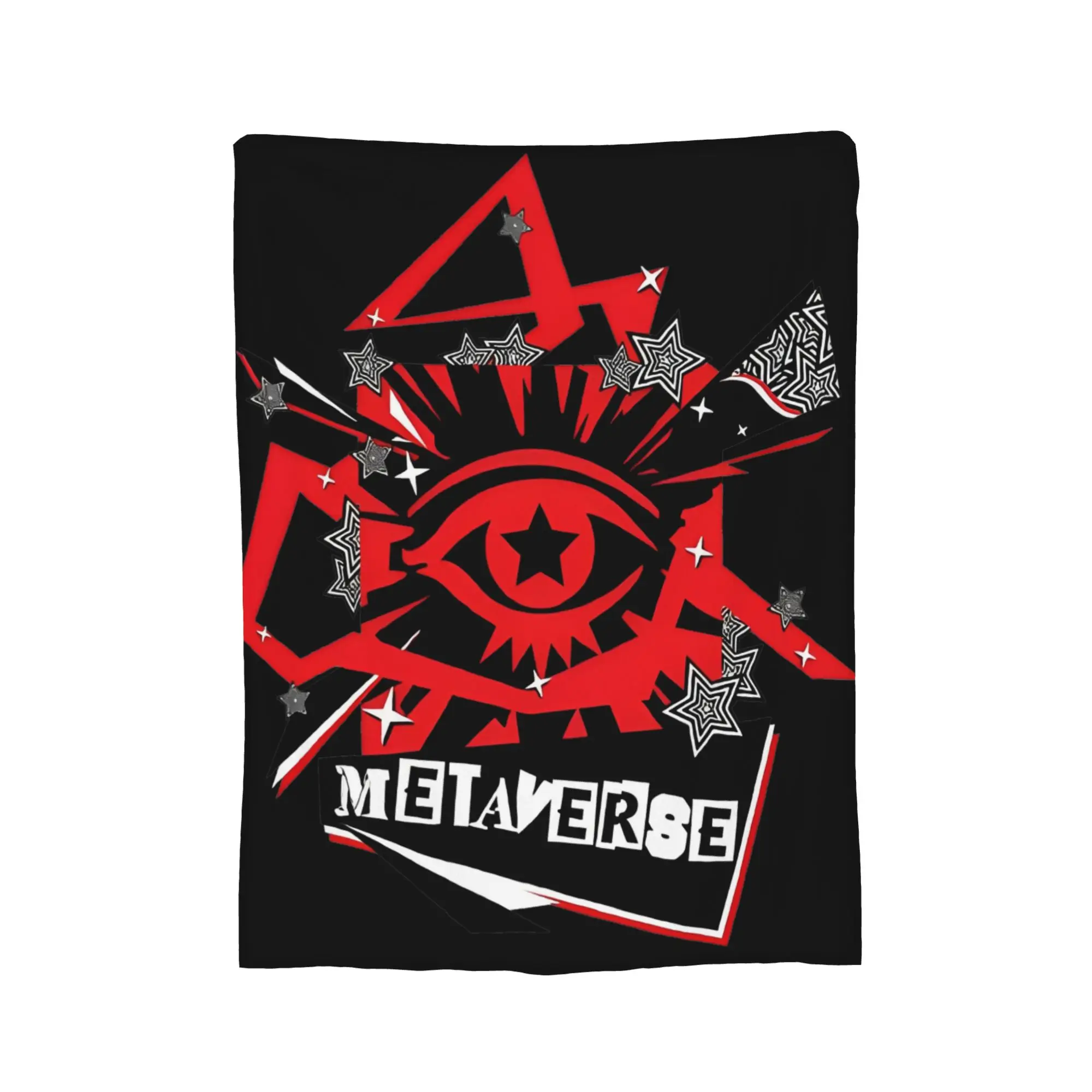 Universal-Meta P-Persona  Blanket Persona Fuzzy Funny Warm Throw Blanket for Bed Sofa Spring/Autumn