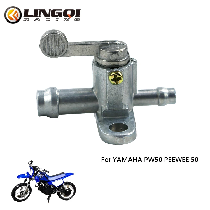 LINGQI RACING Motorcycle Fuel Tank Petcock Switch Gas Fuel Tank Tap For ATV Dirt Pit Bike Scooter Four Wheel Off Road Vehicle