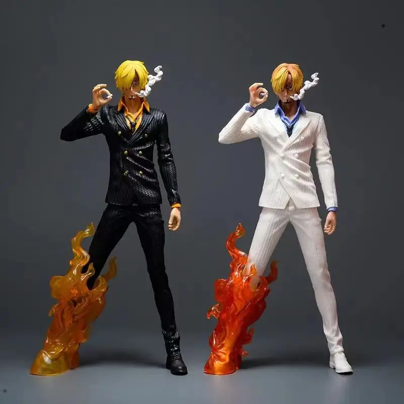

32cm Anime One Piece GK Figure Smoking Sanji Action Pvc Standing Doll Model Toys Collection Birthday Gift