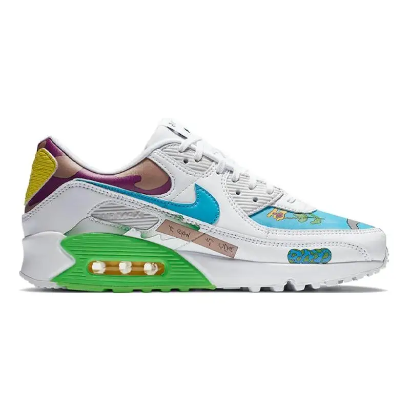 Кроссовки Nike X Ruohan Wang Flyleather Air Max 90 QS Кроссовки CZ3992-900