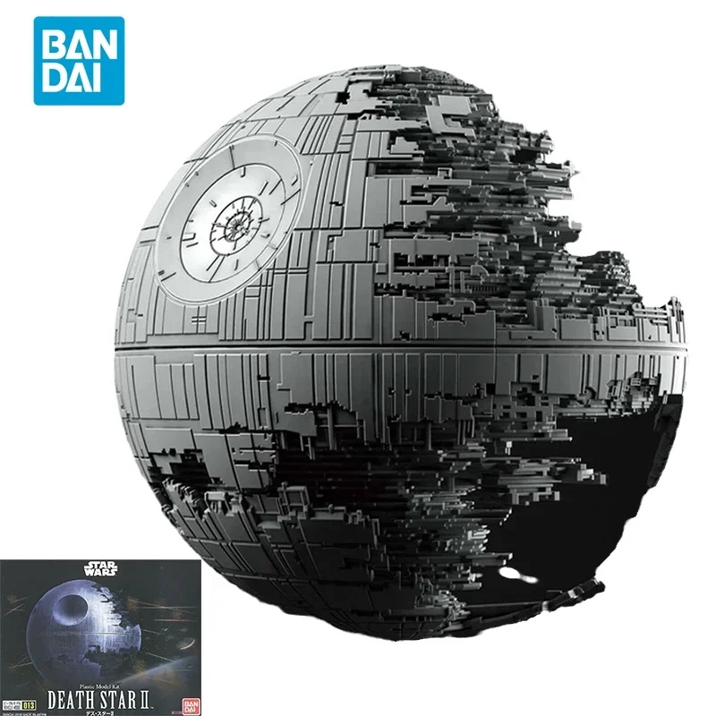 Bandai Original STAR WARS Anime Model DEATH STAR Ⅱ Action Figure Assembly Model Toys Collectible Ornaments Gifts For Children