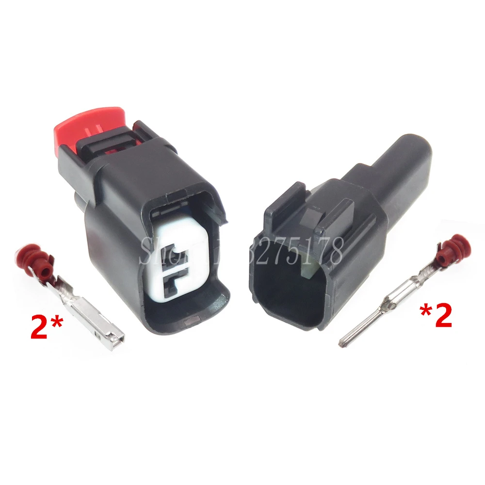 1 Set 2 Pin 34062-0028 34675-0001 Car Fuel Nozzle Wire Socket ABS Sensor Air Conditioner Compressor Pump Plug for Ford Focus