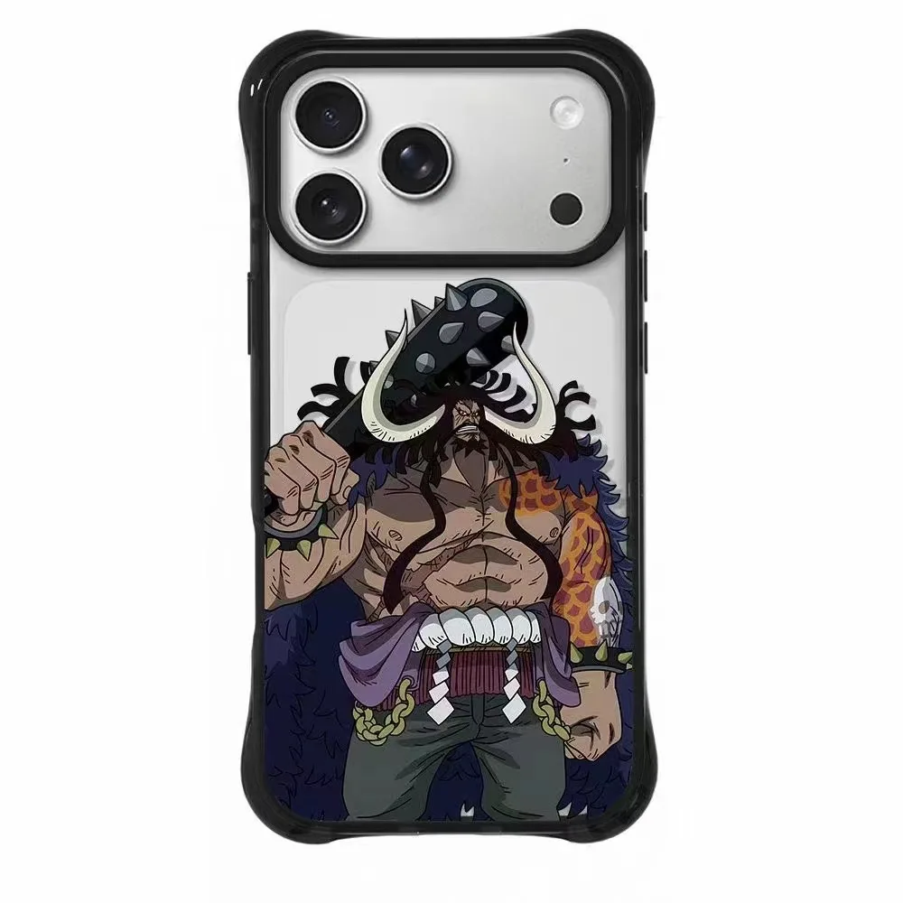 3D One Piece Character Phone Case for iPhone 11 12 13 14 15 16 17 Pro Max Plus mini Air Doflamingo Sabo Sanji Teach Kaidou Cover - view 6