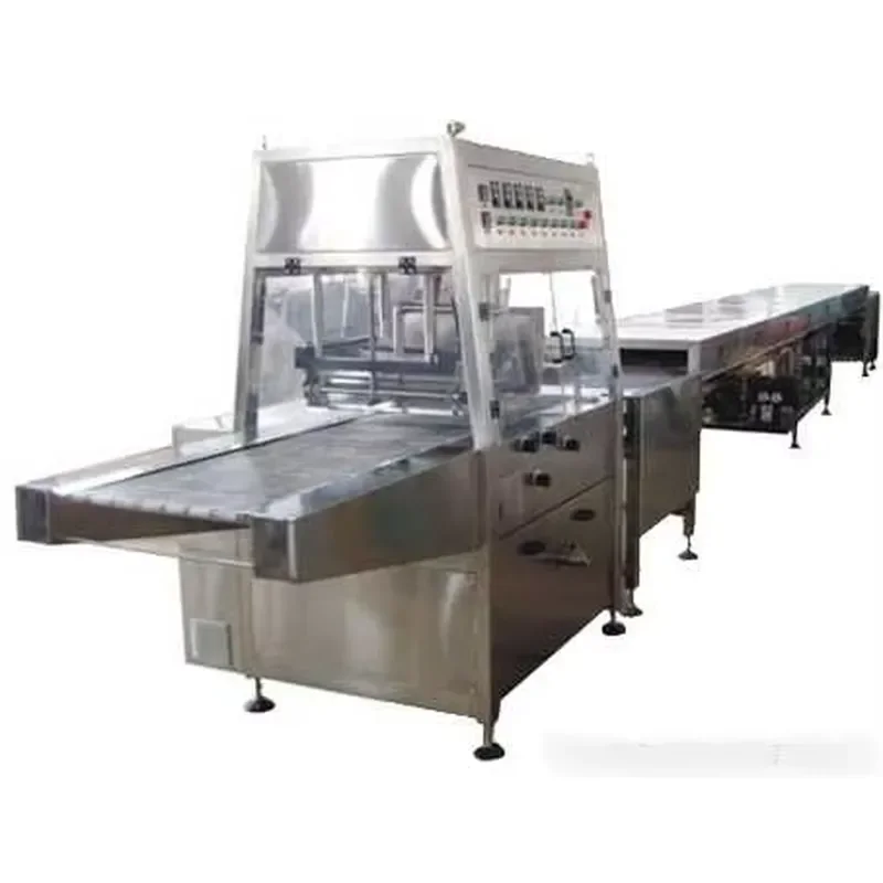Industrial 304 Stainless Steel Chocolate Coating Machine Automatic Nut Candy Enrobing Production Line Custom Factory Price