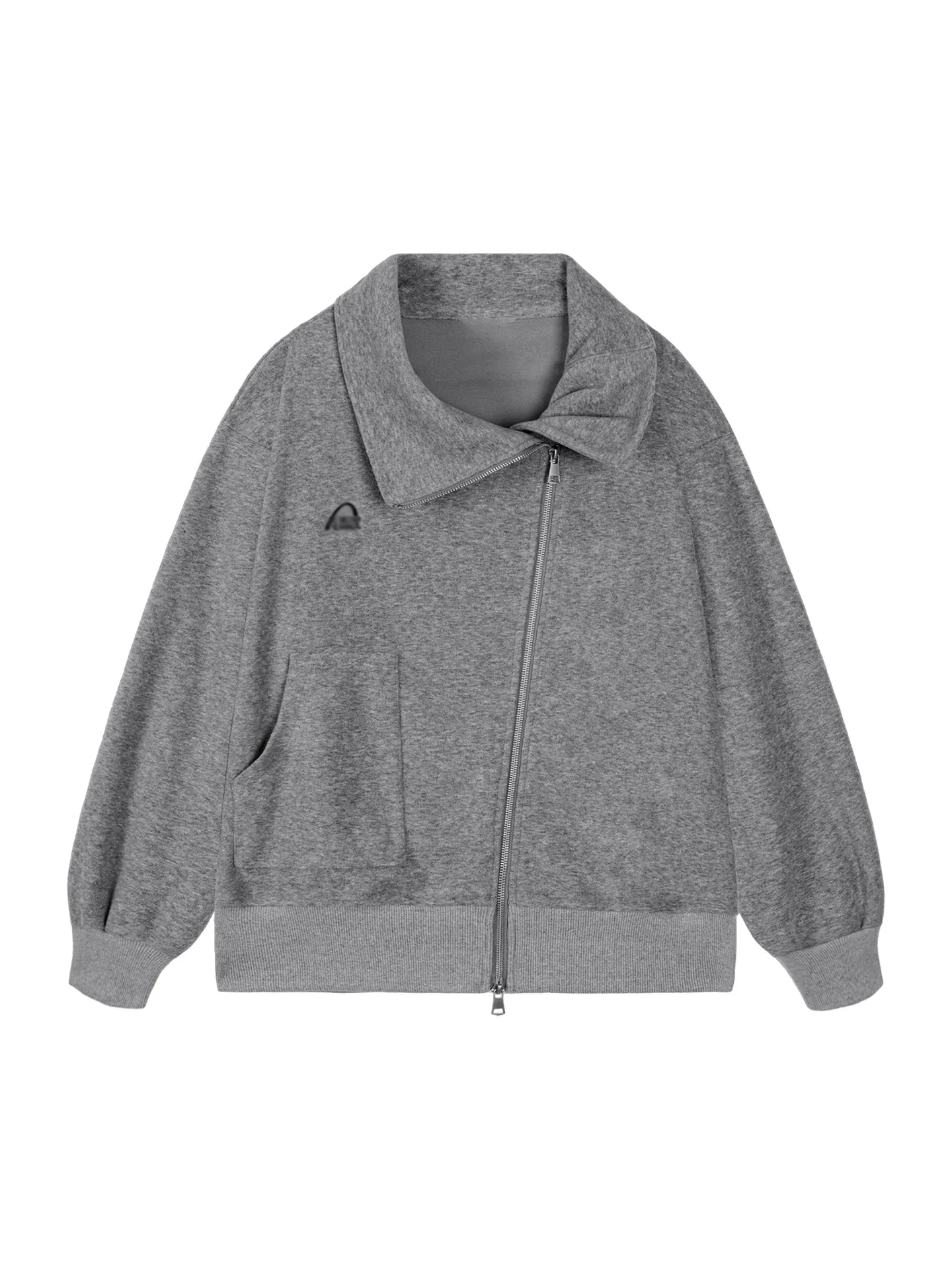 American Sle Retro High Collar Sweatirt Cardigan Women's Loose Zipper Jaet Top Autumn Winter New Sle Comfortable Oute...