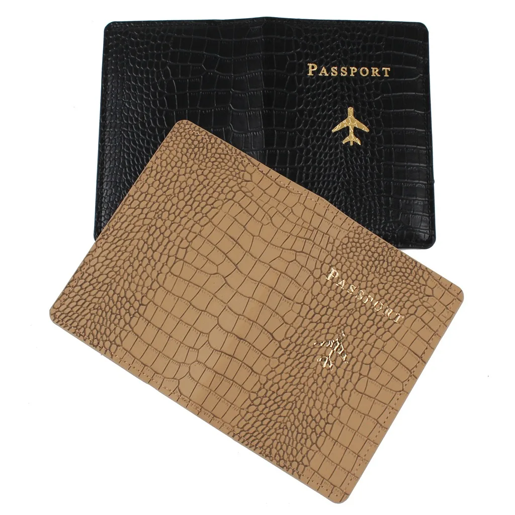 Passport Wallet Lightweight Travel Document Organizer Pu Leather Passport Cover Waterproof Passport Holder For Business Trip