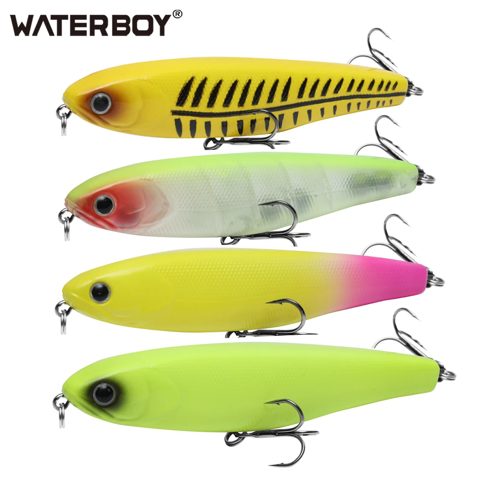 WATERBOY 8.5cm 9.5g 9.5cm 12.6g Pencil Fishing Bait Multi Colors Fish Lure Factory Wobbler Pesca Hard Artificial Lure StickBait