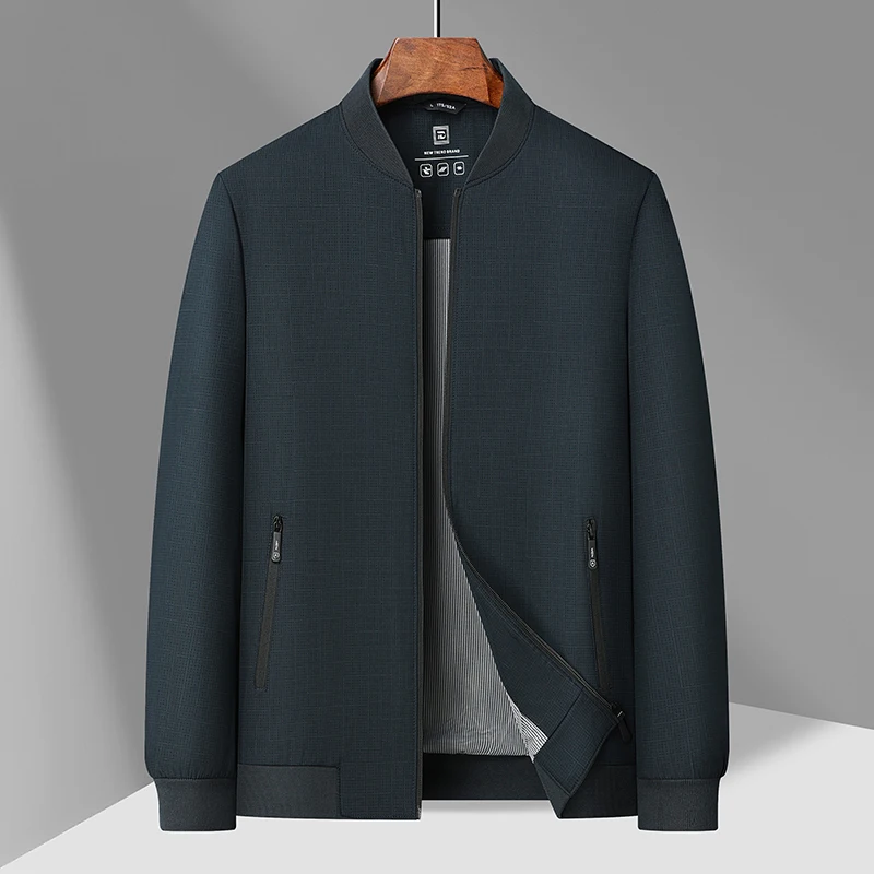 

Новинка: Мужская деловая куртка в корейском стиле с лацканами, на молнии, 5 цветов, верхняя одежда