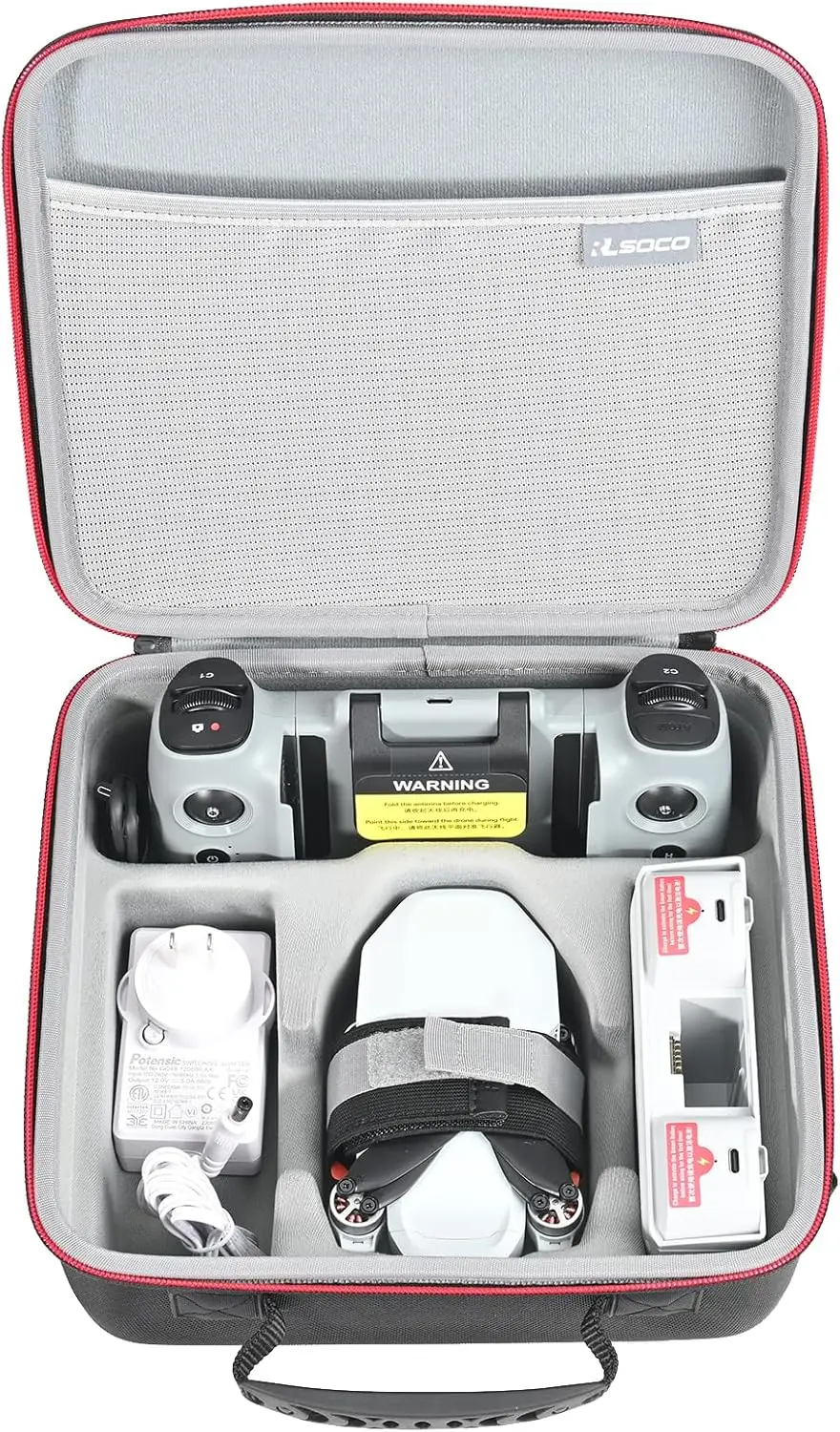 

Potensic ATOM 2 Drone Hard Case, Fits Accessories: Drone, Remote Controller, Charging Hub and Power Adapter
