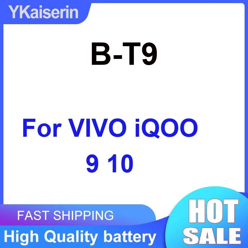 

2350 мАч для Vivo Iqoo 9 10 B-T9, аккумулятор большой емкости для мобильного телефона