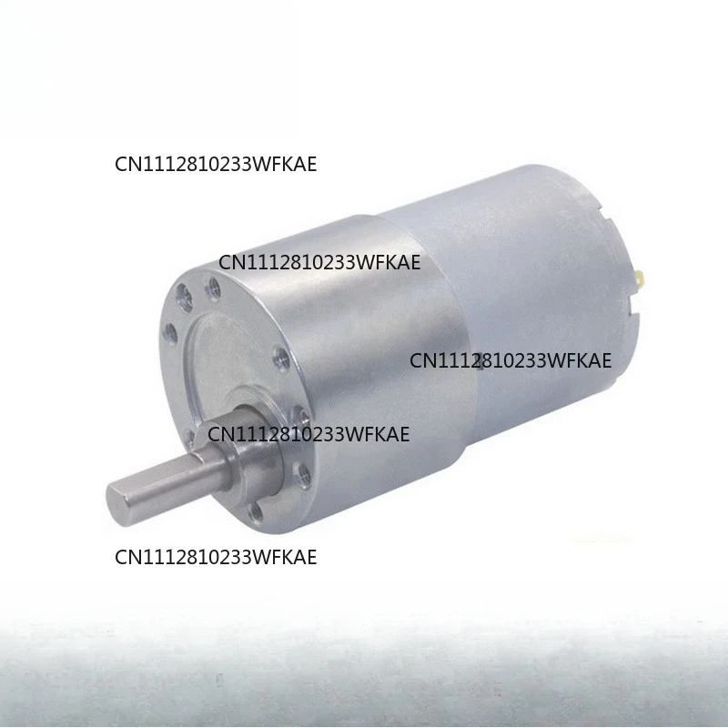 2Pcs For JGB37-3530 Reversible Geared Motor 12V 76RPM High Torque All Metal Gearbox Eccentric Output Shaft Micro DC Brush Motor