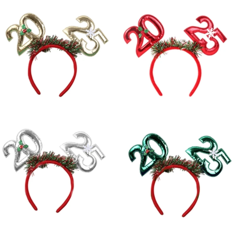 

Family New Year Eve Headband Sequined Hairband Holiday Party Headpiece NEW