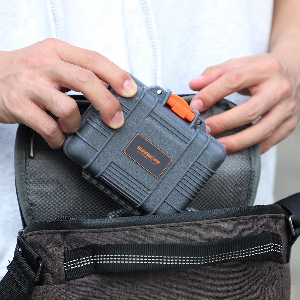 DJI OSMO Action 5 Pro/4/3用 防爆ケース ミニキャリングバッグ ポータブル防水ボックス ハードシェル 大容量ケース