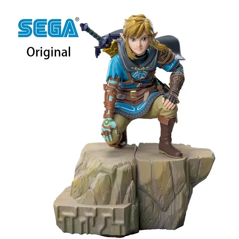 Figura Original Sega The Legend of Zelda Tears of the Kingdom FIGURIZMα Link, modelo de acción de Anime, juguetes coleccionables, regalo para niño