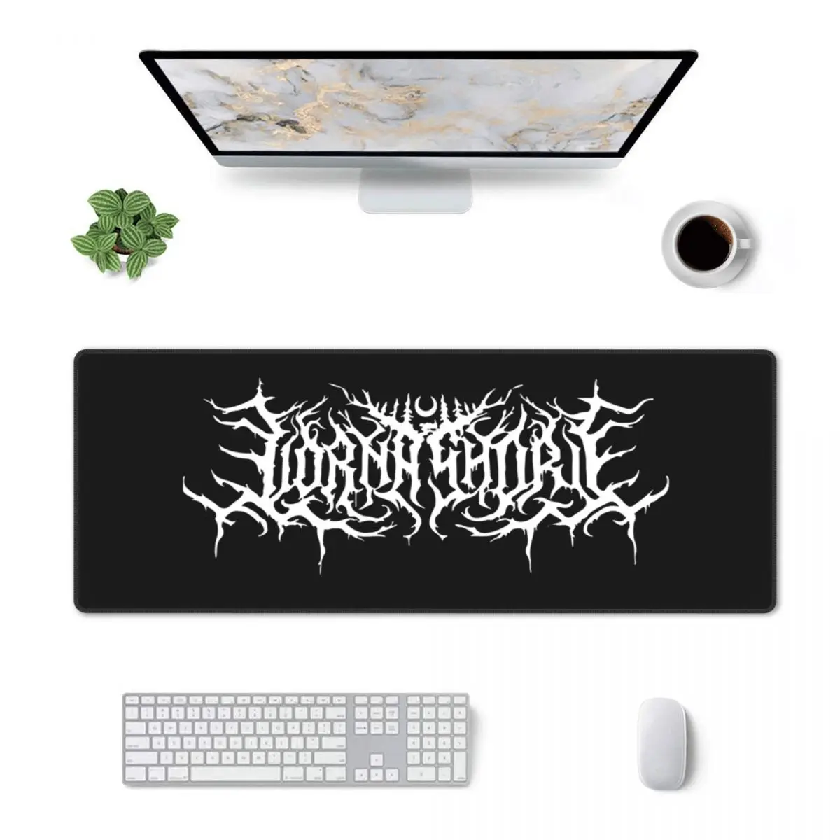 Large Mouse Pad Lorna Shore Logo Classic Gamer PC Laptop Mats Keyboard Carpet Computer Gaming Office Accessories Desk Mat