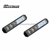 COXSWAIN-luz estroboscópica LED para coche, luz de advertencia de doble color, kits de montaje en superficie de camión, lámpara estroboscópica R65 aprobada, 12*3W, 2 piezas
