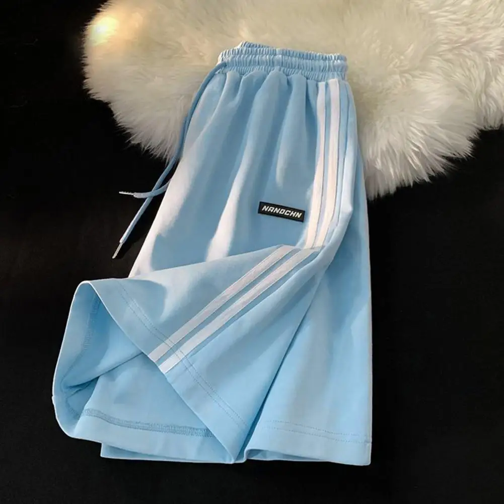 Women Summer Pants Beige Pants Sports Shorts Women's Korean Style Loose and Thin Wide-footed Casual Shorts Dropshipping