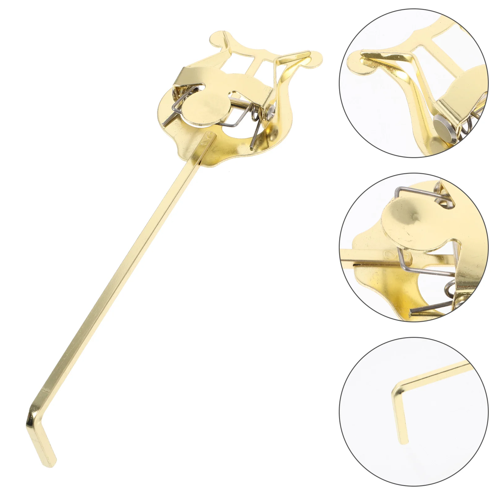 

Adjustable Metal Portable Score Clip Sturdy For Cornet Instrument Accessories Sheet Holder Marching Band Supplies Clamp Compact