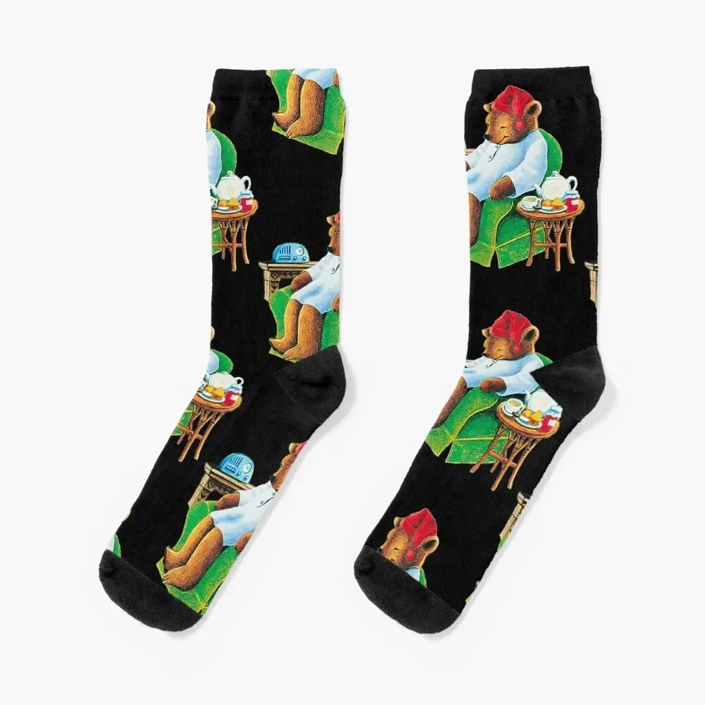 celestial seasoning sleepytime tea bear Pullover Socks Christmas soccer anti-slip Wholesale Boy Child Socks Women's