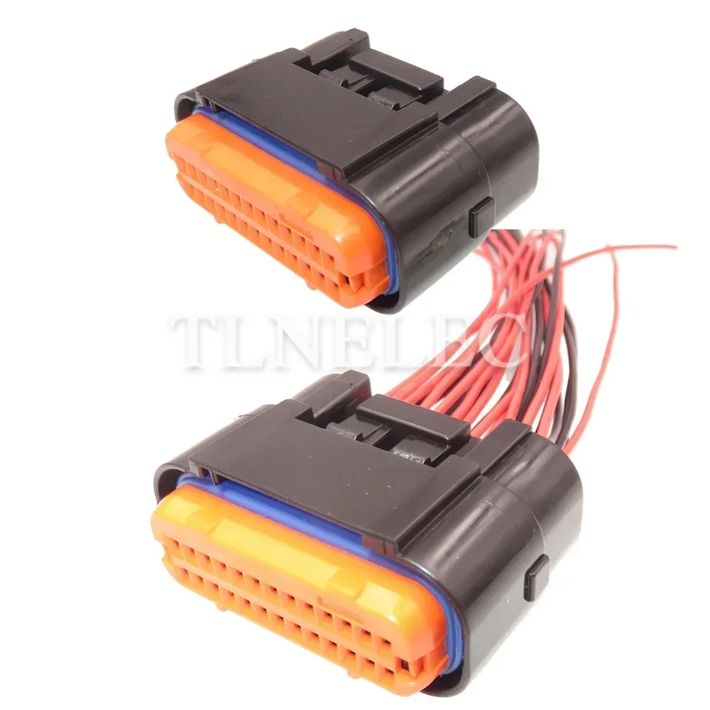 26 Pin Way Car ECU Unsealed Connector with Wires Automobile Wire Harness Sockets MX23A26XF1 MX23A26SF1 MX23A26NF1
