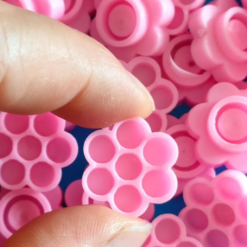 100개 인조 속눈썹 블루밍 컵 심기 접목 빠른 개화 해바라기 글루 컵 팬 속눈썹 연장 메이크업 도구 2037