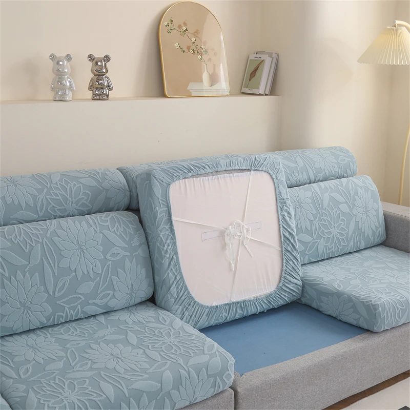 jacquard sofa cushion cover slipcover for backrest stretch seat cover couch cover 1/2/3/4 seater protector