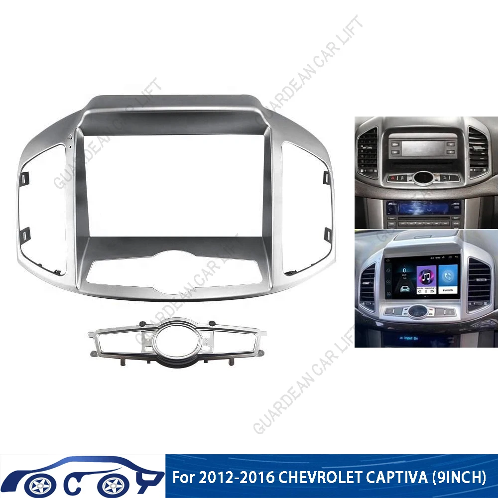 

For 2012-2016 CHEVROLET CAPTIVA (9INCH) Car Radio Fascias Android GPS MP5 Stereo Player 2 Din Head Unit Panel Dash Frame Install