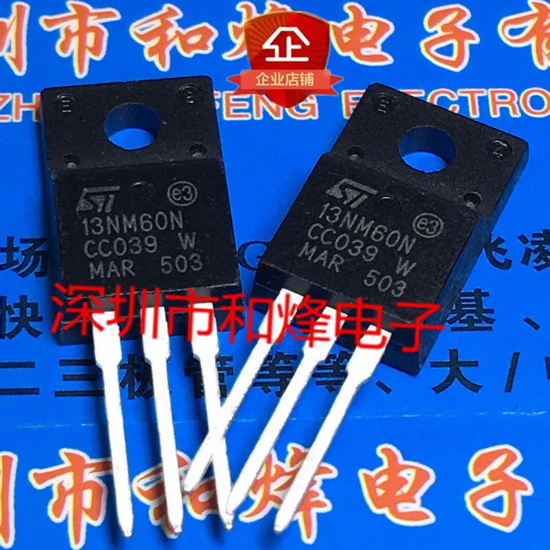 5PCS-10PCS 13NM60N STF13NM60N  TO-220F 650V 11A  ORIGINAL ON STOCK