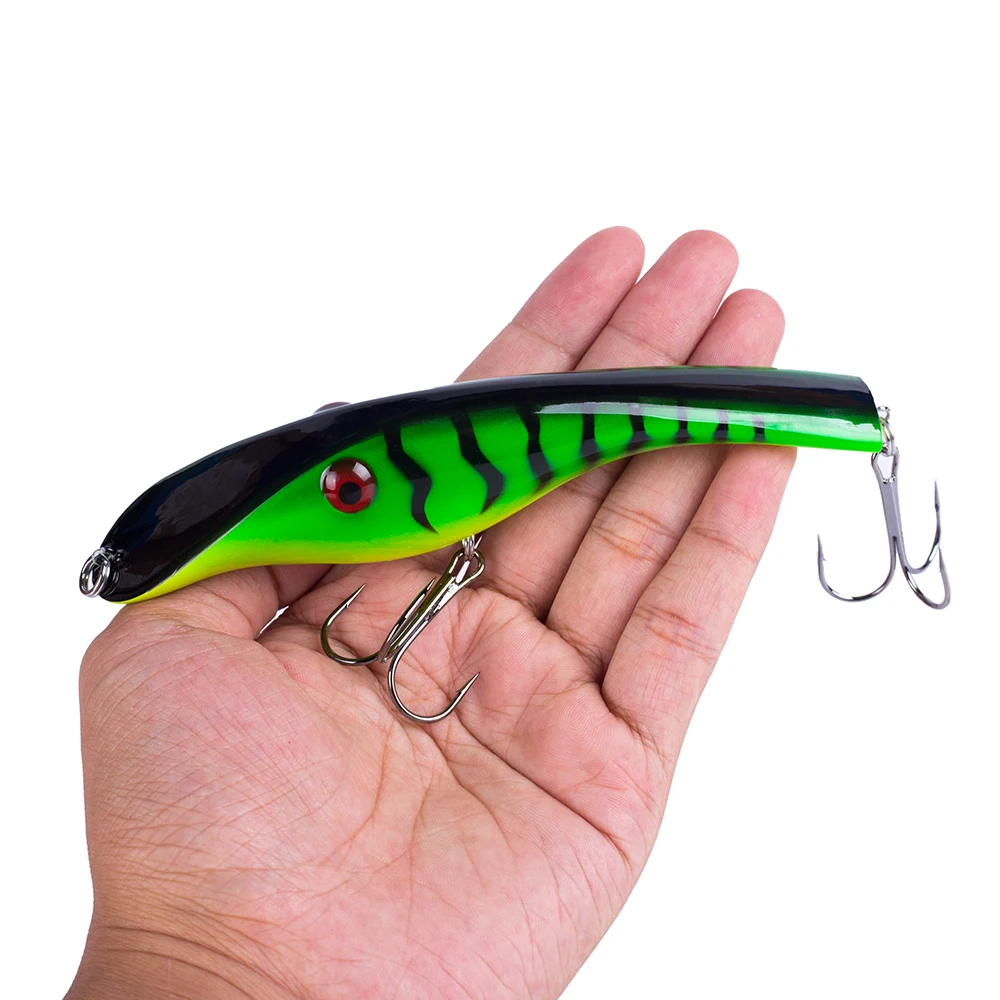 Jerkbait Hanlin 140mm 43g – Señuelo hundido para lucio y bass - imagen 2