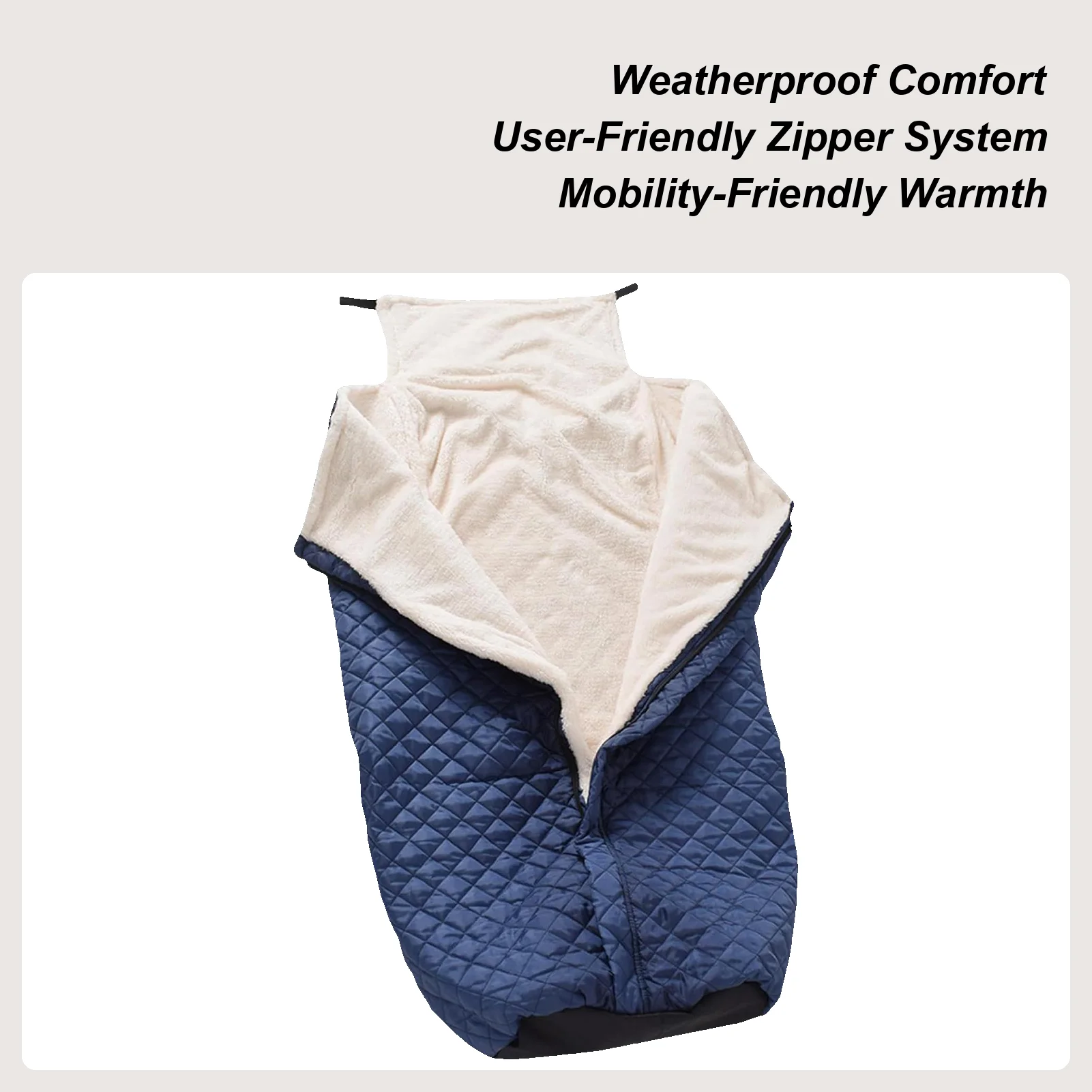 

Wheelchair Blanket Waterproof Windproof Recliner Chair Pocket Warmer With Zipper Wheelchair Warm Covers For Women Men Senior