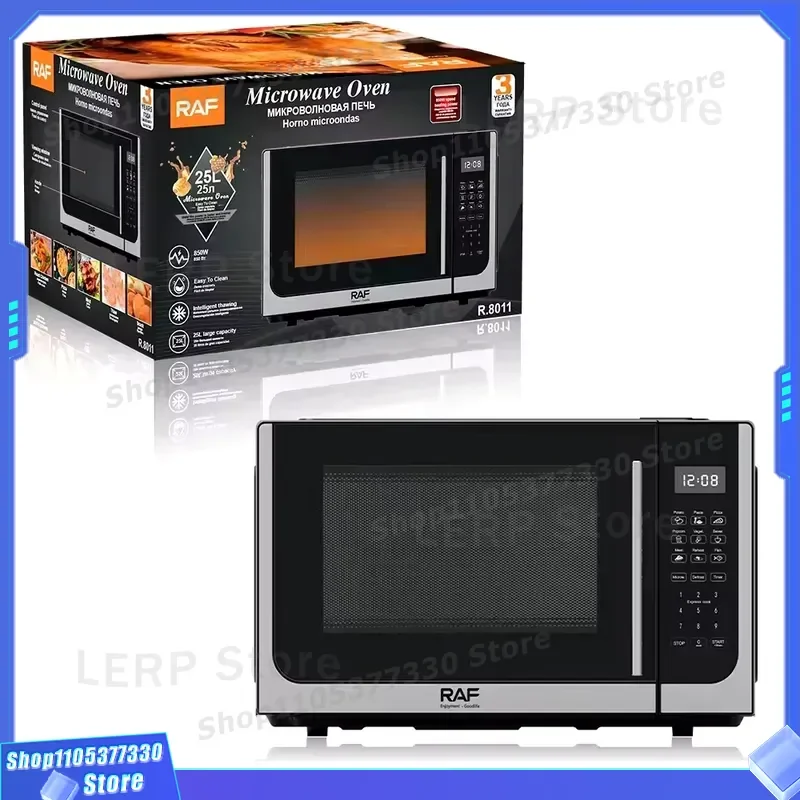 25L Large Capacity 850W Microwave Oven New Multi Function High Quality Kitchen Appliance For Home Cooking Heating Food High