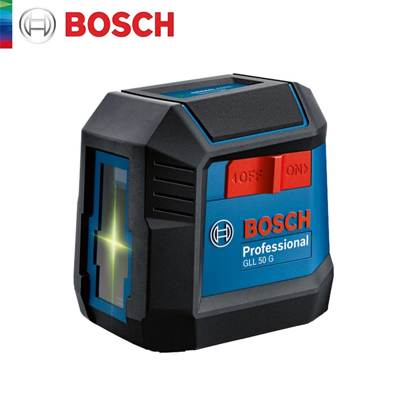 

Bosch GLL 50 G Green Laser Level 2-Line 15m Self-Adjusting Level and Vertical Cross Professional Laser Levels Measurement Tool