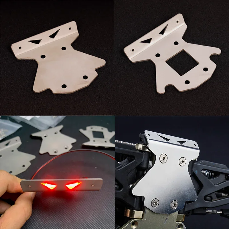 Chassis-Rüstungsschutz aus Titanlegierung für 1/8 RC ARRMA TYPHON TLR V5 KRATON TALION NOTORIOUS OUTCAST V5 EXB Teile