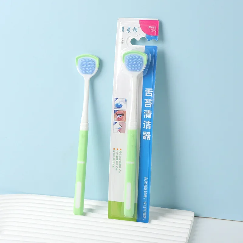 1Pc Tongue Scraper, Reduce Bad Breath for Oral Care, Tongue Cleaners,Tongue Cleaning Tools for Adults Oral Hygiene 4 Colors Blue