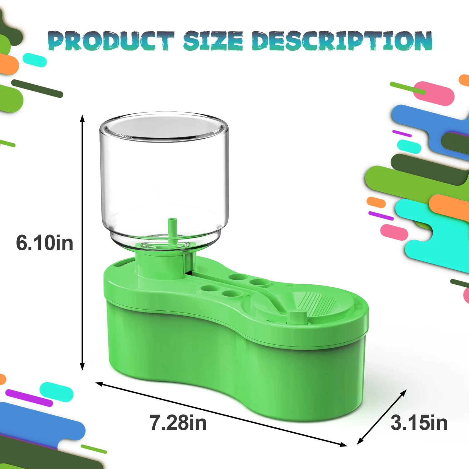 Multi-Function Paint Brush Cleaner Automatic Water Circulation Brush Rinser with Water Storage Cup Brush Holder for Watercolor Acrylic Oil Painting Artist Art Studio Supplies