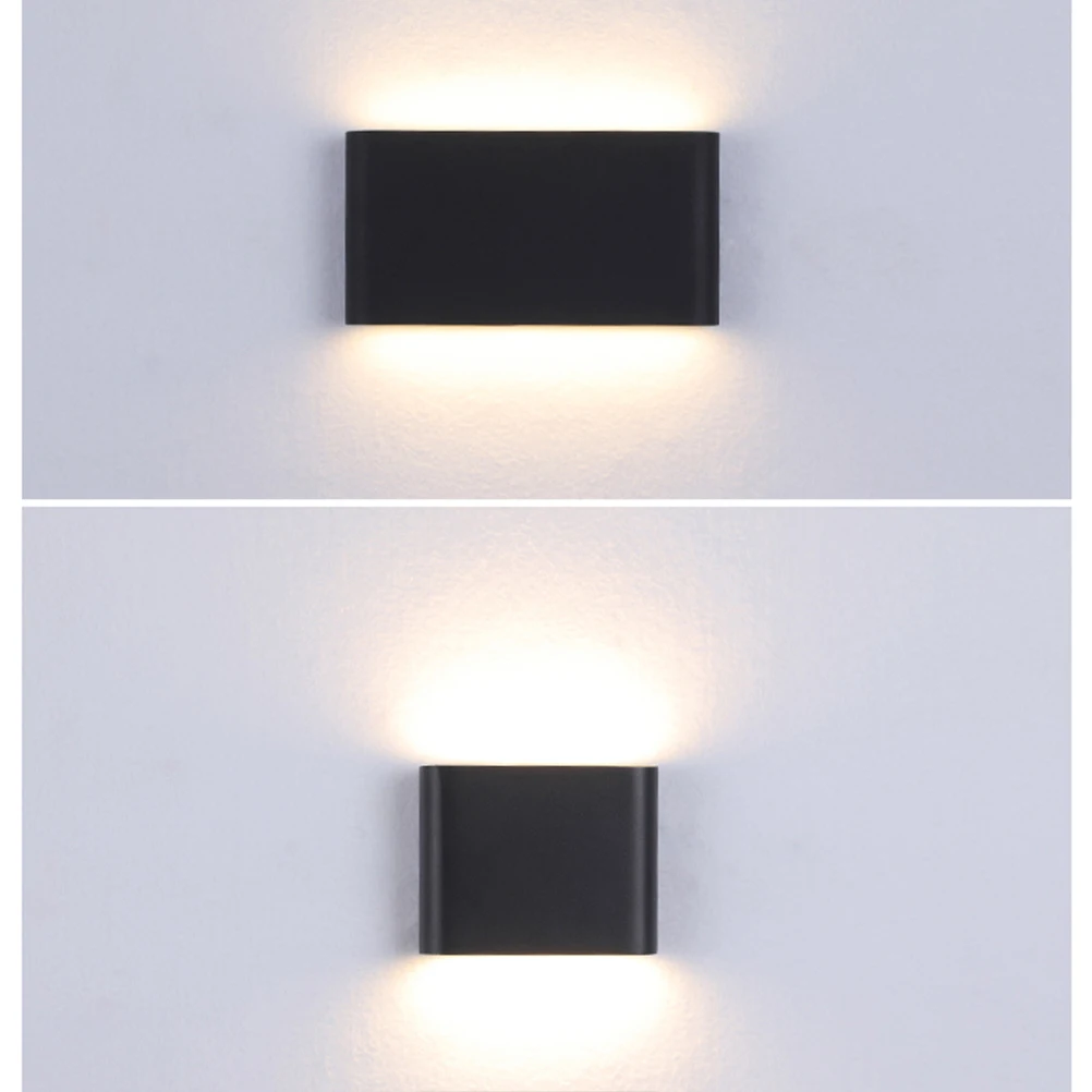 

Wall Lamp 9W LED Light Double Head Warm Atmosphere Corridor Bedside Stairs Path Aluminum Durable Soft Lighting Indoor Outdoor