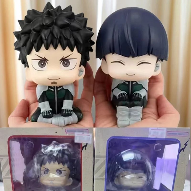 アニメ怪獣 No.8 フィギュアルックアップ座っているカフカフィギュア星名宗介 Q バージョン 10 センチメートル PVC 像モデルグッズ装飾おもちゃ