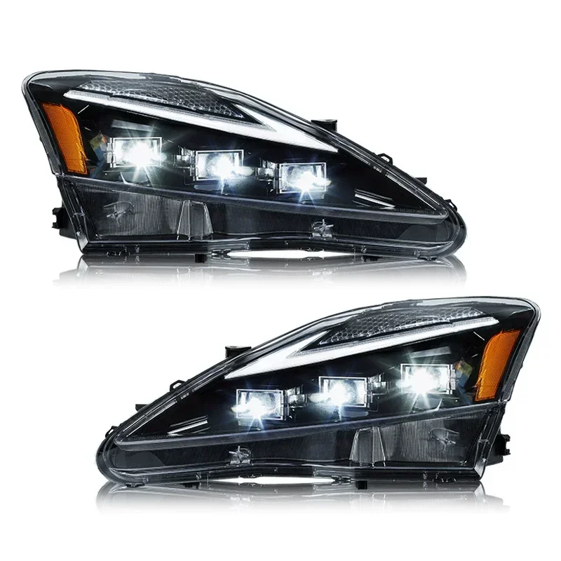Model Lens Car LED Headlight Assembly 6500K 4600 Lumens H7 Universal Fitment High Quality