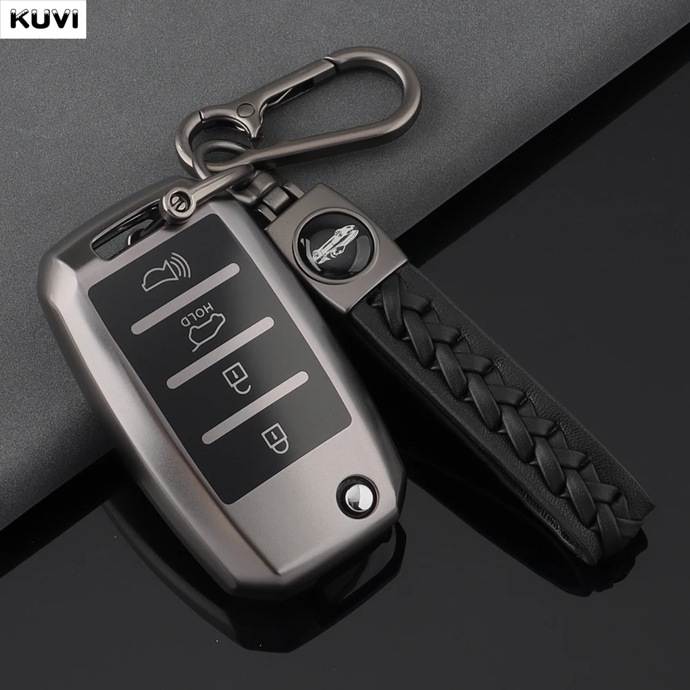 3-4-Tasten-Autoschlüsselhülle für KIA Rio 3 K2 Ceed Cerato K3 K5 Sorento Sportage Soul K4 Picanto Optima Forte Stinger