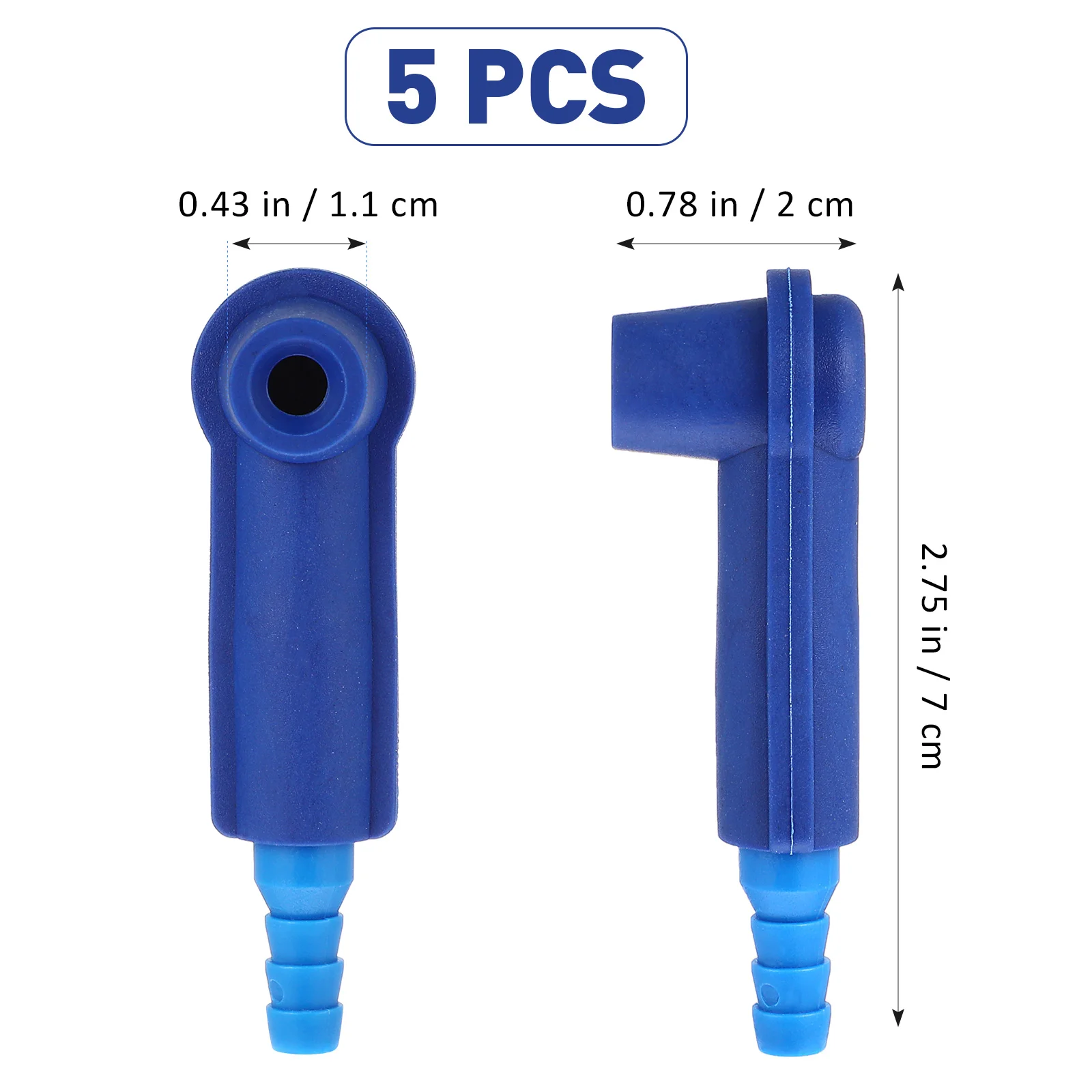 5 Pcs Suction Pipe Joint Brake Fluid Changer Car Connector Air Bleeder Automotive Oil Tool