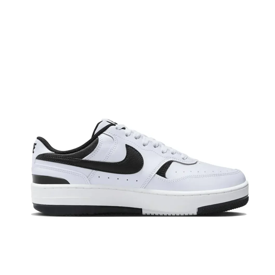 Nike black and white colorway Gamma Force Men's and Women's fashion low top board shoes comfortable non slip casual shoes