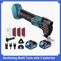 Cordless Oscillating Tool for Makita 18V Battery Oscillating multi tool kit for Cutting Wood Drywall Nails Remove Grout Sanding