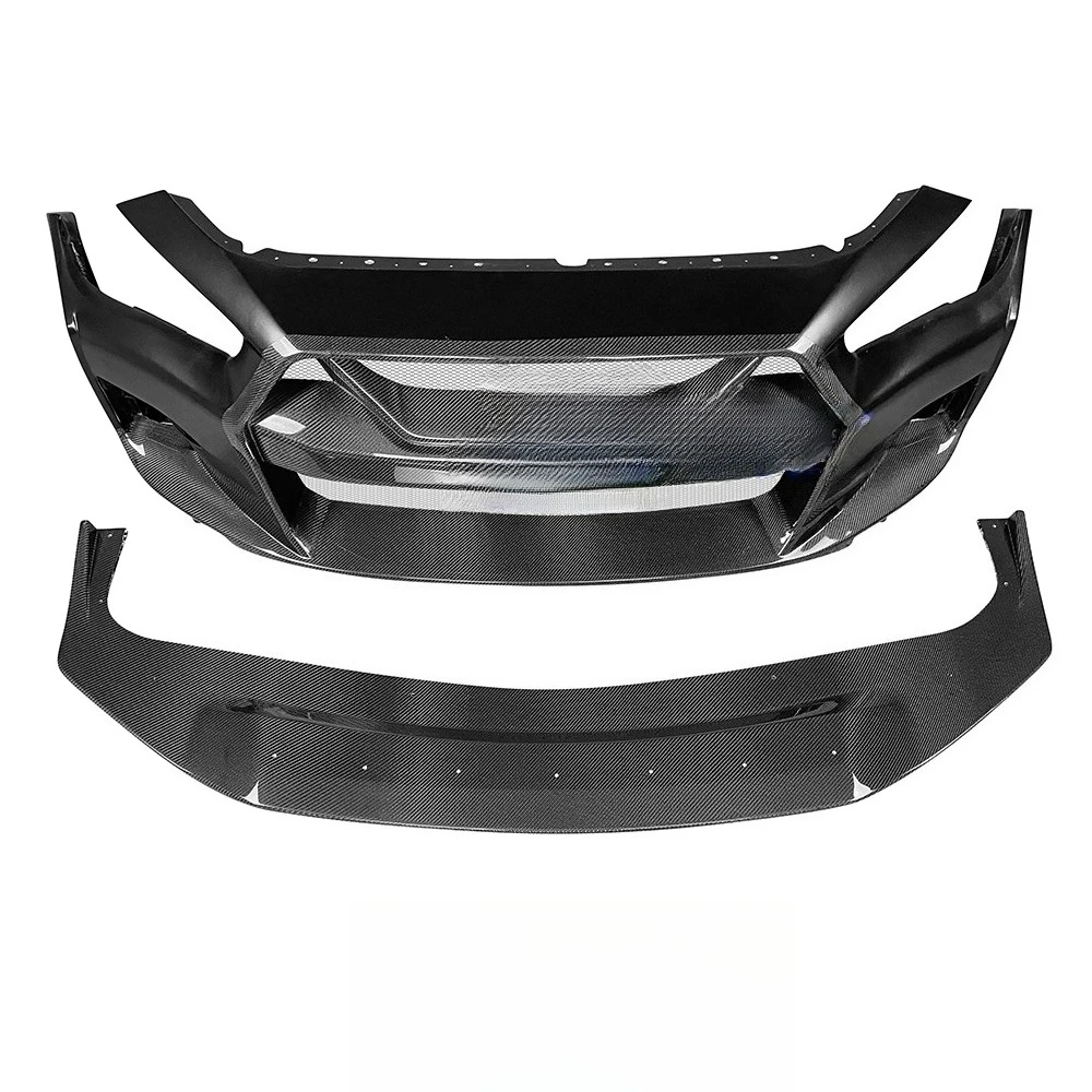 

Передний бампер LB-типа с частичным использованием карбона для комплекта обвеса Q50