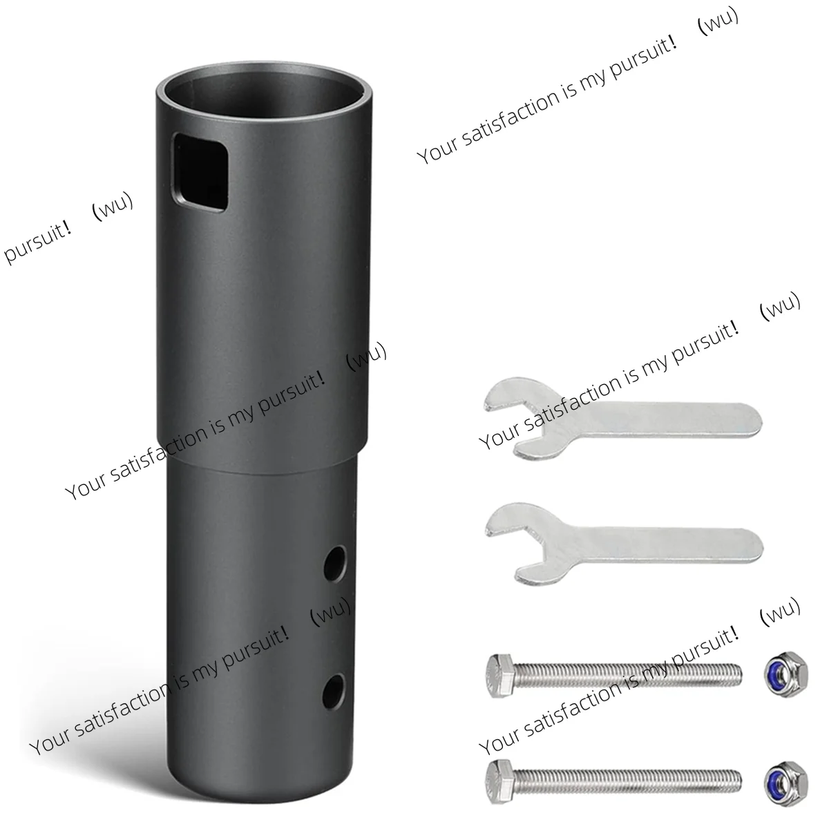 For Starlink Dish V2 Antenna Mast Pole Satellite Mast Without U Clamp Pole Mount,Pipe Adapter Aluminum Alloy Mount