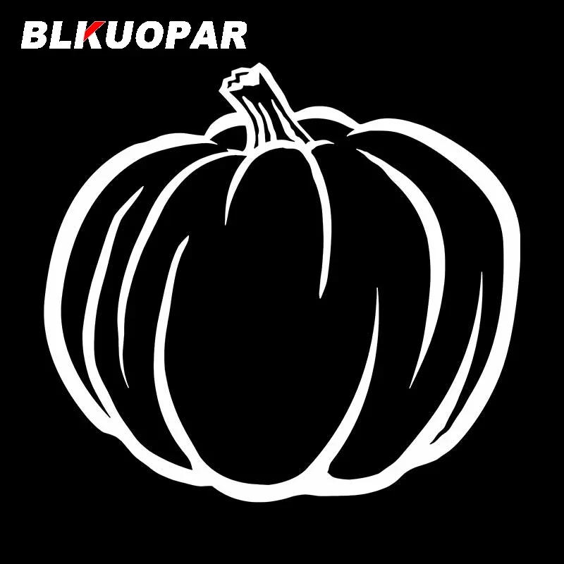 BLKUOPAR Pumpkin Fruit Silhouette Car Stickers Personality Scratch-Proof Vinyl Decals Waterproof Sunscreen Car Accessories