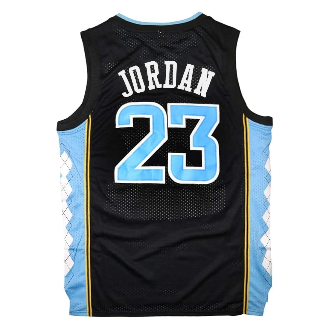 قميص كرة السلة North University 23 للرجال مصنوع من نسيج شبكي مسامي #4