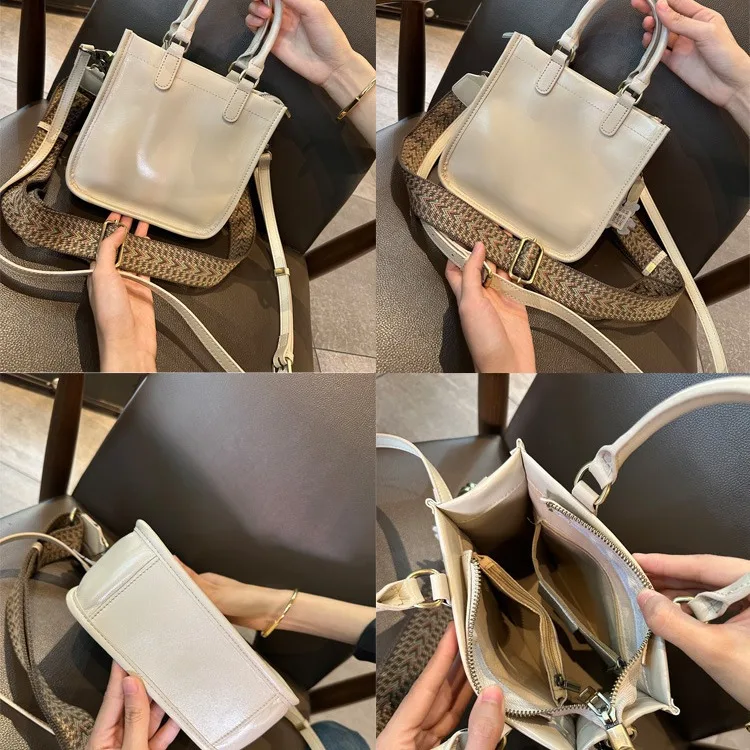 2025 Single Shoulder Crossbody Handbag Women Leather Women Commuter Tote Designer Luxury Bag