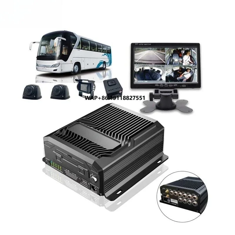 4CH 8CH Dual Lens Mobile Digital Video Recorder 1080P 720P Dash Cam System for Car Bus Truck Vehicle 4G WiFi GPS ADAS BSD