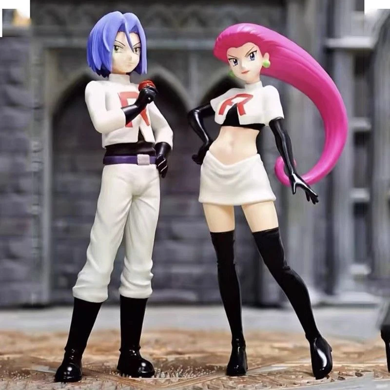 3-11 سنتيمتر أنيمي صاروخ فريق عمل أرقام جيسي جيمس ميوث نماذج مع Led البلاستيكية جمع ديكور تمثال لعب للأطفال هدايا