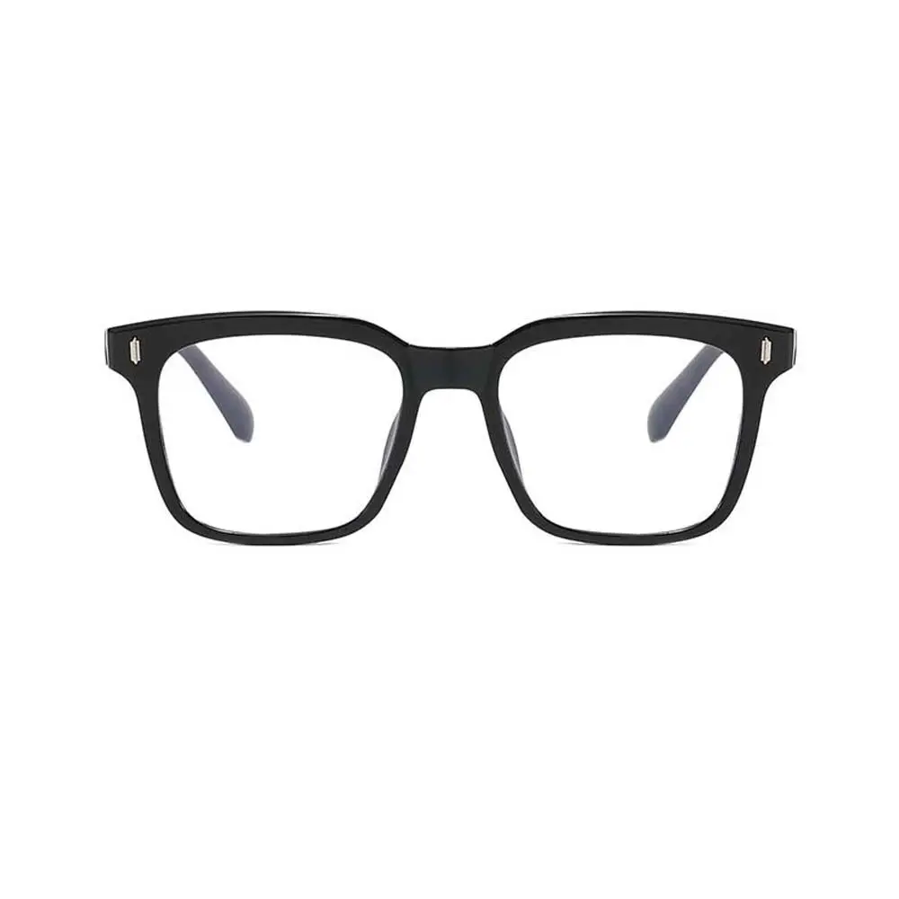 نظارات بعدسات شفافة متدرجة سوداء متدرجة بإطار كوري للكمبيوتر نظارات نسائية بإطار أسود نظارات مزيفة